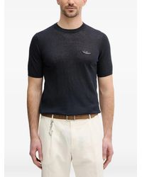 Aeronautica Militare - Short-Sleeve Logo-Detail T-Shirt - Lyst