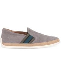 Tod's - Gommino-Detail Espadrille Loafers - Lyst