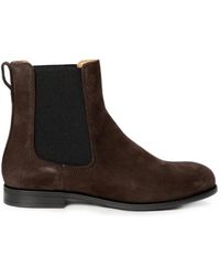 BOSS - Suede Chelsea Boots - Lyst