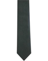 ZEGNA - Gepunktete Seidenkrawatte - Lyst