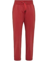 Brunello Cucinelli - Pantaloni Sportivi Con Decorazione Monili - Lyst