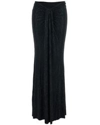 VENUJA - Jupe Longue À Détail Noué - Lyst