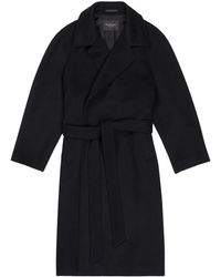 Balenciaga - Belted Cashmere Raglan Coat - Lyst