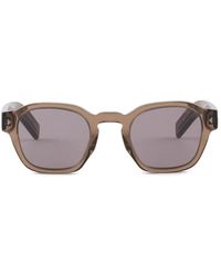 Prada - Sunglasses With The Iconic Metal Plaque - Lyst