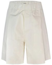 A PAPER KID - Shorts Aus Popeline - Lyst
