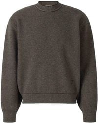 Jacquemus - Logo-Embroidered Ribbed-Trim Sweater - Lyst