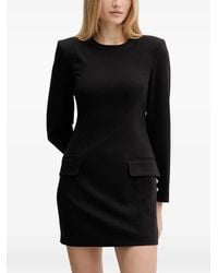 ARMANI EXCHANGE - Flap-Pocket Mini Dress - Lyst