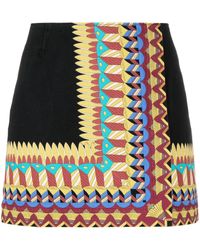 La DoubleJ - Mini-Rok Met Ruches - Lyst