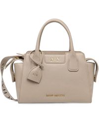 ARMANI EXCHANGE - Sac Cabas À Plaque Logo - Lyst