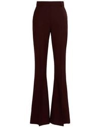 Sportmax - Pressed-Crease Flared Trousers - Lyst