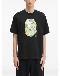 A Bathing Ape - Vacation Pattern Ape Head T-Shirt - Lyst