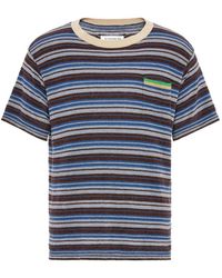 Maison Margiela - Striped Short-Sleeve T-Shirt - Lyst
