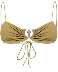 Christopher Esber - Haut De Bikini À Fronces - Lyst