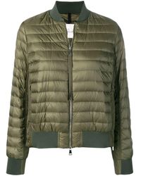 Moncler Padded Bomber Jacket - Green