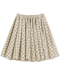 Ami Paris - Falda a cuadros - Lyst