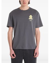 EA7 - T-Shirt En Coton À Imprimé Graphique - Lyst