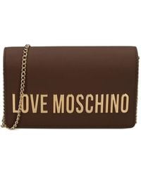 Love Moschino - Logo-Embellishment Crossbody Bag - Lyst