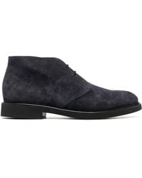 Doucal's - Lace-Up Suede Desert Boots - Lyst