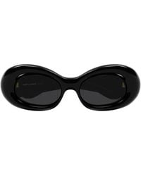 Saint Laurent - Lunettes De Soleil Sl968 À Monture Ronde - Lyst