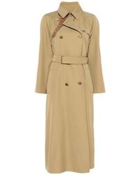 Max Mara - Water-Repellent Wool-Blend Gabardine Trench Coat - Lyst
