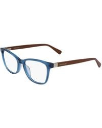 Longchamp - Lunettes De Vue À Monture Rectangulaire - Lyst