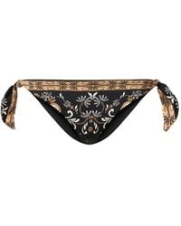 Twinset - String De Bikini À Imprimé Foulard - Lyst