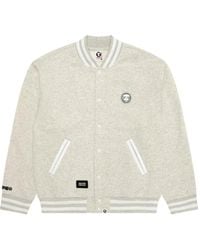 Aape By A Bathing Ape - Moonface Aapenow Varsity Jacket - Lyst