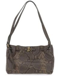 Gianni Chiarini - Mimi Snakeskin-Effect Shoulder Bag - Lyst