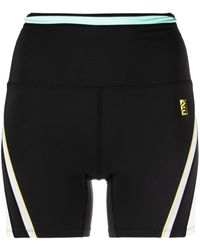 P.E Nation - Refraction Logo-embroidered Cycling Shorts - Lyst
