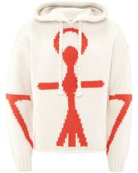 JW Anderson - Hoodie Mit Anker-Logo - Lyst