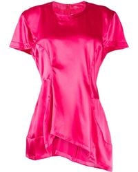 Comme des Garçons - T-shirt With Inserts - Lyst