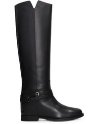 Via Roma 15 - Buckle-Strap Leather Boots - Lyst
