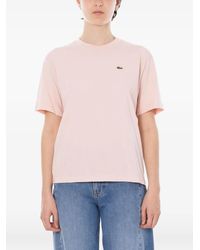 Lacoste - T-Shirt À Patch Logo - Lyst