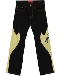 Kusikohc - Vaqueros con paneles de cuero - Lyst