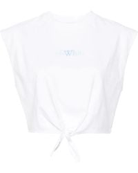 Off-White c/o Virgil Abloh - Cropped-Top Mit Pfeilen - Lyst