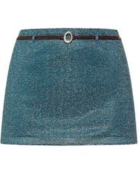 Oséree - Lumière Belted Micro Skirt - Lyst