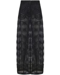 Genny - Sequin-Embellished Palazzo Pants - Lyst