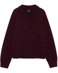 Anine Bing - Button-Up Collar Sweater - Lyst
