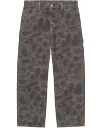Carhartt - Camouflage Cotton Trousers - Lyst