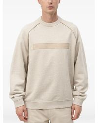 HUGO - Relaxed-Fit Cotton-Terry Sweatshirt With Wide-Set Logo - Lyst