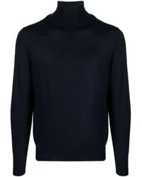 Canali - Fine-Knit Roll-Neck Jumper - Lyst