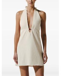Baobab Pietro Mini Dress in White | Lyst