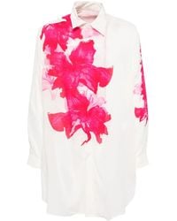 Yohji Yamamoto - Floral Printed Shirt - Lyst