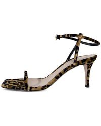 Gianvito Rossi - Sandales En Velours À Imprimé Léopard - Lyst