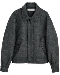sunflower - Harrington Herringbone-Pattern Jacket - Lyst