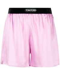 Tom Ford - Shorts mit Logo - Lyst