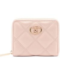 Liu Jo - Monogram Quilted Small Wallet - Lyst