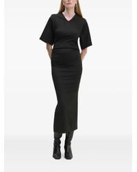 Day Birger et Mikkelsen - V-Neck Ruched Maxi Dress - Lyst
