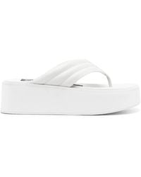 Senso - Reese Platform Leather Flip-Flops - Lyst