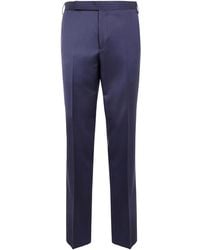 Lardini - Pleated Wool Trousers - Lyst
